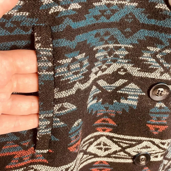 Skies Are Blue by Anthropologie Aztec Coat - Picture 9 of 13